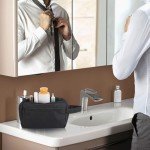Icramsy Hanging Travel Toiletry Bag - Black