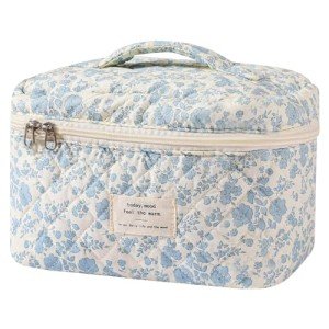 Floral Makeup Bag for Travel and Organizing