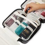 LACATTURA Women's Travel Makeup Organizer Bag