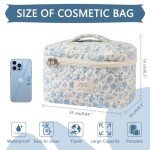 Floral Makeup Bag for Travel and Organizing