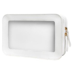 Clear TSA Approved Makeup & Toiletry Bag - C-Beige