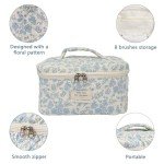 Floral Makeup Bag for Travel and Organizing