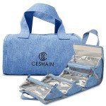 4-in-1 Hanging Toiletry Bag with Zip Pouches