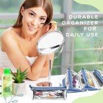 4-in-1 Hanging Toiletry Bag with Zip Pouches