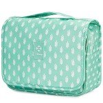 Narwey Travel Toiletry Bag for Women - Green Leaf