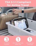 Clear TSA Approved Toiletry Bag for Travel
