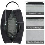 Men’s Travel Toiletry Bag – Black Dopp Kit