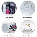 Clear TSA Approved Makeup & Toiletry Bag - C-Beige
