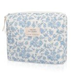 Cute Blue Floral Makeup Bag Under $10