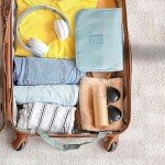 Water-Resistant Hanging Toiletry Bag for Women