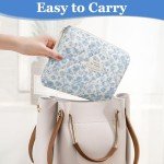 Cute Blue Floral Makeup Bag Under $10