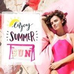 Sunny Varsity Letter Makeup Bag in Rose Red