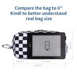 Checkered Makeup Bag for Travel & Organization