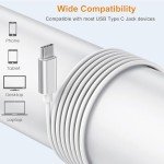 Cianyyee USB C Headphones Pack of 3 [MFi Certified] Type C Wired Earbuds, in-Ear Headphones with Microphone Noise Canceling Stereo, Earphones Compatible with iPhone 16/15 S23/Android/iPad Pro