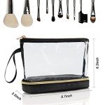 Clear Travel Makeup Bag - TSA Approved Organizer