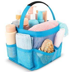 Portable Mesh Shower Caddy Bag for Travel