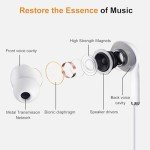 Cianyyee USB C Headphones Pack of 3 [MFi Certified] Type C Wired Earbuds, in-Ear Headphones with Microphone Noise Canceling Stereo, Earphones Compatible with iPhone 16/15 S23/Android/iPad Pro