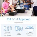 Travel-Ready TSA Approved Clear Toiletry Bag Set