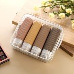 4-Pack TSA Approved Travel Toiletry Bottles