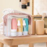 Travel-Ready TSA Approved Clear Toiletry Bag Set