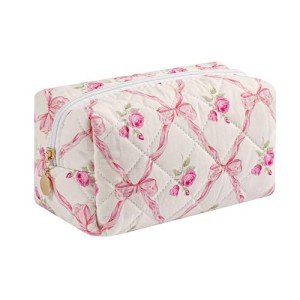 Floral Makeup Bag for Travel and Storage