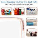 Travel-Ready TSA Approved Clear Toiletry Bag Set