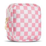 Cute Pink Mini Makeup Bag for Purse