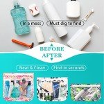 TSA Approved Clear Travel Toiletry Bag Set