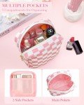 Cute Pink Mini Makeup Bag for Purse
