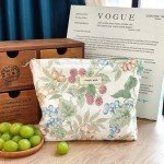 Floral Makeup Bag for Travel and Purse