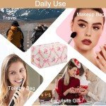 Floral Makeup Bag for Travel and Storage
