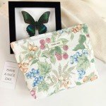 Floral Makeup Bag for Travel and Purse