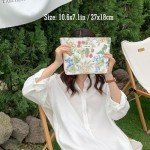 Floral Makeup Bag for Travel and Purse