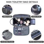 Men's Water-Resistant Travel Toiletry Bag