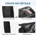 Moyad TSA Approved Clear Travel Toiletry Bags 2-Pack