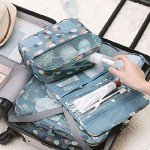Blue Flower Travel Toiletry & Makeup Bag