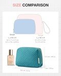 Compact Travel Makeup Bag - Water-Resistant Pouch