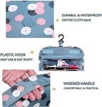 Blue Flower Travel Toiletry & Makeup Bag