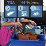 TSA Approved Clear Travel Toiletry Bags - 2 Pack