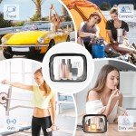 Moyad TSA Approved Clear Travel Toiletry Bags 2-Pack