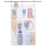 Mesh Shower Caddy with 7 Pockets - White