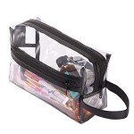 Clear Travel Toiletry Bag with Zipper Handle