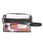 Clear Travel Toiletry Bag with Zipper Handle
