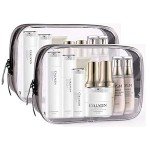 Clear TSA Travel Bags for Toiletries - 2 Pack