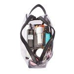 Clear Travel Toiletry Bag with Zipper Handle