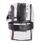 Clear Travel Toiletry Bag with Zipper Handle
