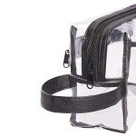 Clear Travel Toiletry Bag with Zipper Handle