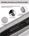 Clear TSA Travel Bags for Toiletries - 2 Pack