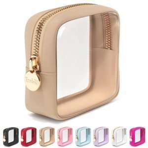 Clear Makeup Bag Organizer - TSA Approved Pouch