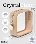 Clear Makeup Bag Organizer - TSA Approved Pouch